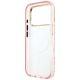 7. Etui Guess IML Leopard Glitter Triangle Logo MagSafe na iPhone 17 Pro / 18 Pro - różowe
