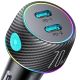 2. Ładowarka samochodowa 2x USB C 70W z podświetleniem LED Joyroom JR-CCN02 - czarna