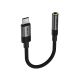 4. Adapter Acefast J12 USB-C do mini jack 3.5 mm - czarny