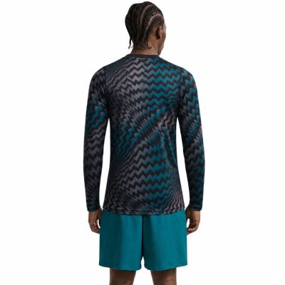 2. Koszulka bramkarska męska Nike Dri-FIT Gardien VI czarno-szaro-niebieska HV8306 010