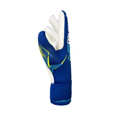 4. Rękawice bramkarskie Reusch Fastgrip Advance Junior niebieskie 5672200 4994