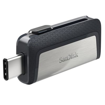 13. Pendrive SanDisk SDDDC2-064G-G46 (64GB; USB 3.1, USB-C; kolor czarny)