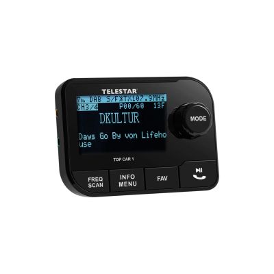 Telestar 5100001 radio Samochód Cyfrowy Czarny