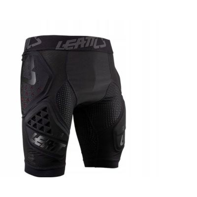 3. Spodenki z ochraniaczem LEATT Impact Shorts 3DF 3.0 rozmiar L, czarne