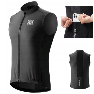 2. ROCKBROS bezrękawnik sportowy 151000310 czarny 4XL