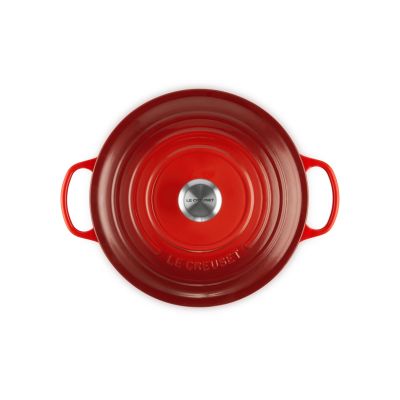 4. Le Creuset Signature Roaster okrągły 28cm wiśniowy