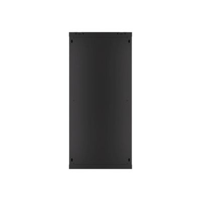 6. Szafa jednosekcyjna Lanberg WF01-6627-10B (27U; 1300mm / 600mm / 600 mm; wisząca; Szklane; 19''; kolor czarny)