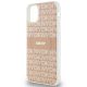 6. Etui DKNY IML Mono & Stripe MagSafe na iPhone 11 / Xr - różowe