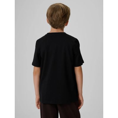 2. T-shirt regular z nadrukiem chłopięcy 4F 4FJKAW26TTSHM4456-20S