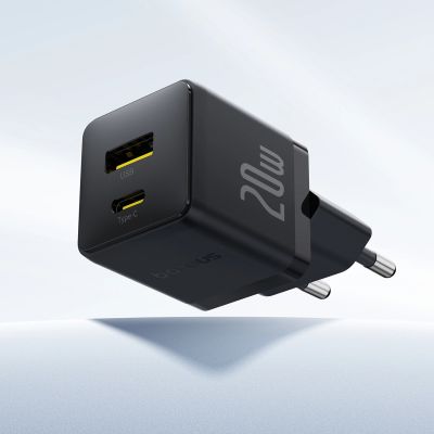 5. Ładowarka sieciowa Baseus Palm 20W USB-C USB-A - czarna