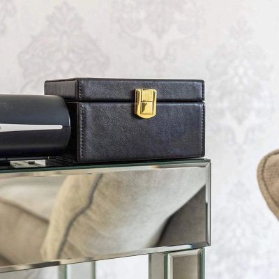 8. Pudełko antykradzieżowe na klucze samochodowe telefon blokujące fale radiowe Faraday Box klatka Faradaya czarny