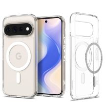Etui Spigen Ultra Hybrid Mag MagSafe na Google Pixel 11 Pro XL - przezroczysto-białe