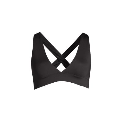 Stanik kąpielowy CASALL V-Neck Crossback Bikini Top kolor czarny
