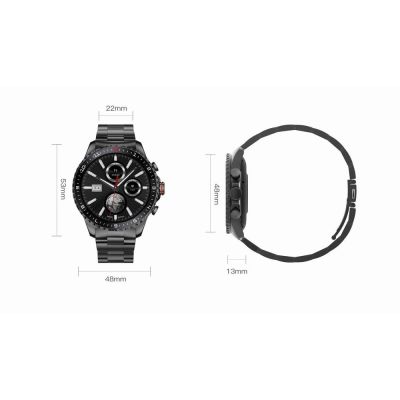 20. Smartwatch Męski GRAVITY GT16-2 Black / Czarna Bransoleta