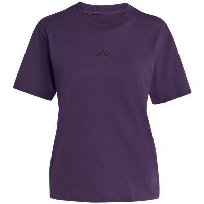 2. Koszulka damska adidas Essentials Small Logo Cotton fioletowa JY4966