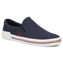 Półbuty męskie trampki slip on granatowe Filippo MTN7792