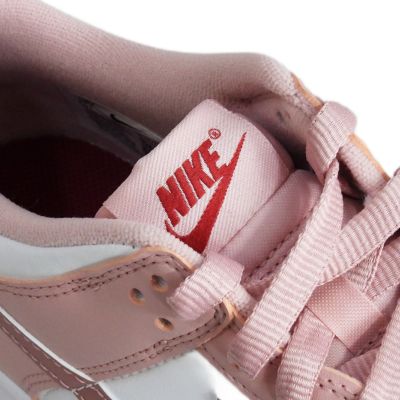 9. Buty dziecięce sneakersy damskie Nike Dunk Low GS Velvet Pink Różowe - DO6485-600