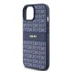 6. Etui DKNY Leather Mono Stripe & Metal Logo na iPhone 15 / 14 / 13 - niebieskie