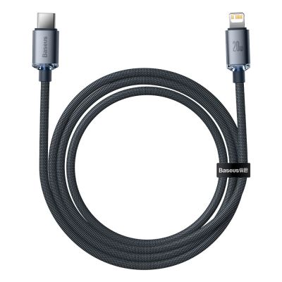 4. Kabel Baseus CAJY000201 Lightning - USB-C PD QC 20W 480Mb/s 1,2m - czarny