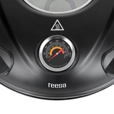 6. Piec do pizzy TEESA SUPREME, 1200W, 32cm, okienko, wyjmowany kamień