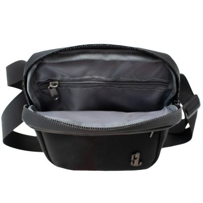 4. SASZETKA NA RAMIĘ P8312-0 PU CZARNA SEMI LINE