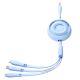 Kabel Joyroom Colorful Series S-A40 zwijany 3w1 USB-A - USB-C / Lightning / micro USB 1m - niebieski