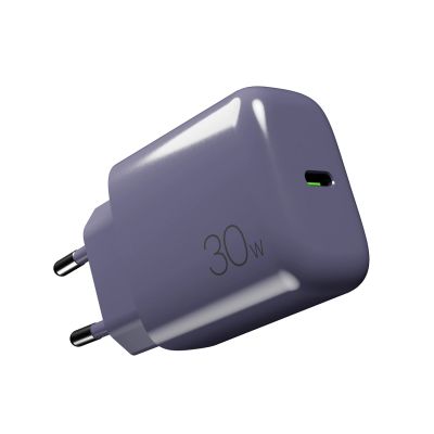 5. Ładowarka sieciowa Puro Pro Lite 30W USB-C  - szara