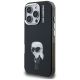 2. Etui Karl Lagerfeld IML Aquarelle Karl & Logo MagSafe na iPhone 16 Pro Max - czarne