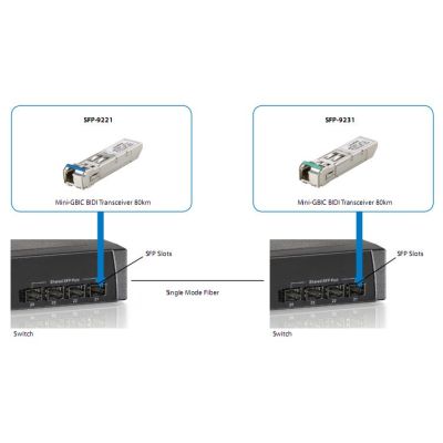 2. LevelOne SFP-9221 moduł przekaźników sieciowych Swiatłowód 1250 Mbit/s