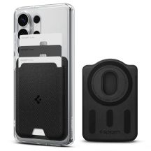 Portfel magnetyczny Spigen Urban Fit MagSafe na telefon - czarny