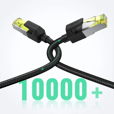 7. Kabel Ugreen NW150 80423 Ethernet RJ45 Cat 7 10Gbps 2m - czarny