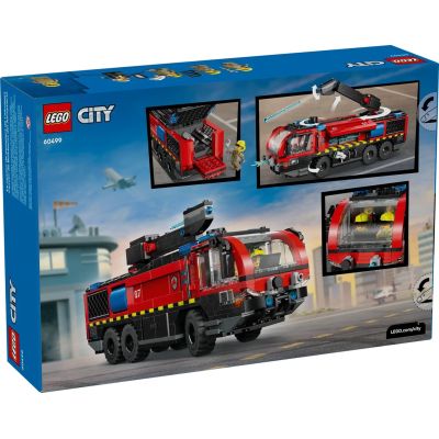 15. LEGO City 60499 Wóz strażacki na lotnisku