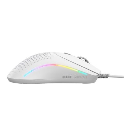 3. Myszka Glorious Model O 2 Mini Gaming Maus, RGB - biała