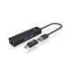 4. ICY BOX IB-HUB1439-LAN Przewodowa USB 3.2 Gen 1 (3.1 Gen 1) Type-A Czarny