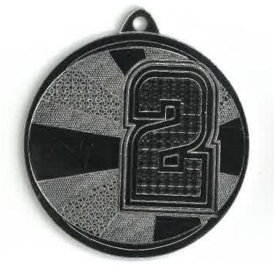 5. Medal stalowy srebrny drugie miejsce MMC29050/S