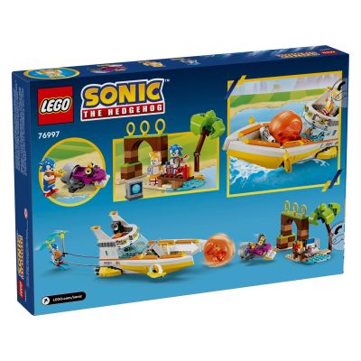 9. LEGO Sonic 76997 Tails i przygoda na łodzi