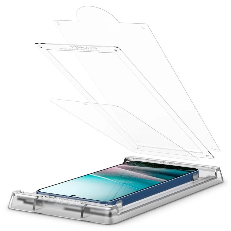 2. Folia hydrożelowa Spigen ELITE SHIELD EZ FIT na Samsung Galaxy S25 - przezroczyste