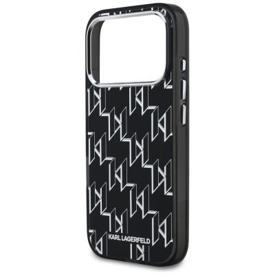 6. Etui Karl Lagerfeld IML KL Monogram MagSafe na iPhone 17 Pro - czarne