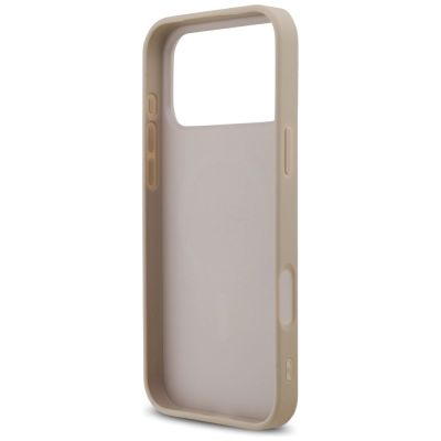 7. Etui Guess 4G Ring Classic Logo MagSafena iPhone 17 Pro Max - różowe