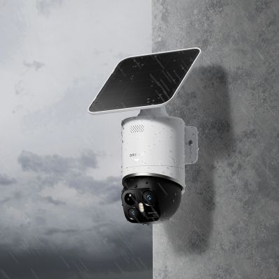 5. Kamera zewnętrzna Dreame Navo Elite 1 Outcam 360° z panelem solarnym - biała