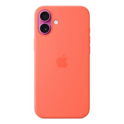 4. Silikonowe etui Apple iPhone 16 Plus z MagSafe - Tangerine
