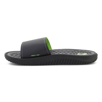 6. RIDER PUMP II SLIDE BLACK/GREEN/GREY 12424-BO154