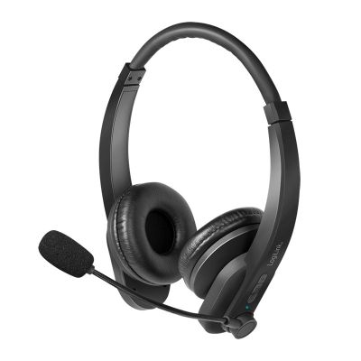 2. LogiLink BT0060 słuchawki/zestaw słuchawkowy Bezprzewodowy Opaska na głowę Biuro/centrum telefoniczne Bluetooth Czarny