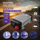 3. Qoltec Przetwornica napięcia Pure Sine Wave | 12V na 230V | 1000/2000W | LCD | USB | USB-C | Kompatybilna z LiFePO4 GEL AGM