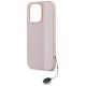 6. Etui Karl Lagerfeld Saffiano Rhinestones & Charm na iPhone 15 Pro - różowe