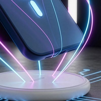 12. Etui 3mk Smoke MagCase na iPhone 16 Pro - niebieskie-półprzezroczyste