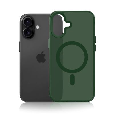 5. Etui 3mk Smoke MagCase na iPhone 16 - zielone-półprzezroczyste