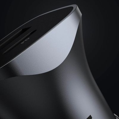 10. Ładowarka samochodowa Ugreen CD130 USB-A / USB-C 30W - szara