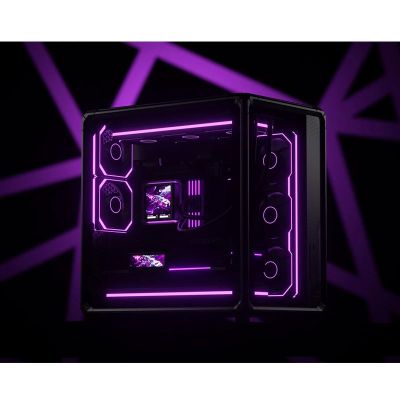 3. Jonsbo X400 PC-Gehäuse, Midi-Tower, ATX, Tempered Glass - grau