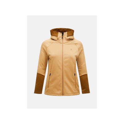 Bluza PEAK PERFORMANCE W Rider Essentials Zip Hood brązowy
